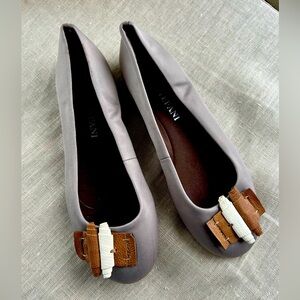 Luca Stefani unique vintage leather flats sz 8.5 like new